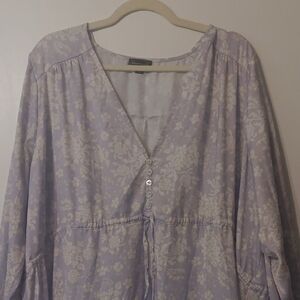 Lavender Floral Dress